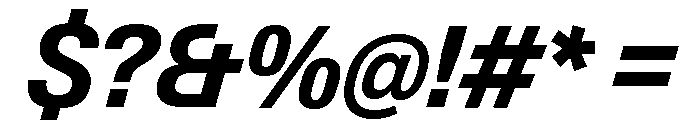 Neue Gstaad Compact Variable Compact Bold Italic Font OTHER CHARS