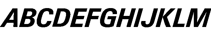 Neue Gstaad Compact Variable Compact Bold Italic Font UPPERCASE