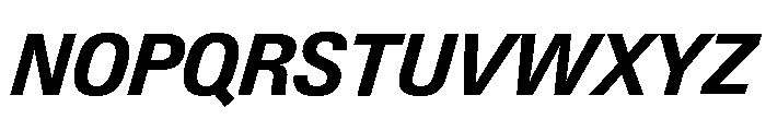Neue Gstaad Compact Variable Compact Bold Italic Font UPPERCASE