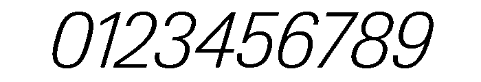 Neue Gstaad Compact Variable Compact Extralight Italic Font OTHER CHARS