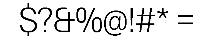 Neue Gstaad Compact Variable Compact Extralight Font OTHER CHARS