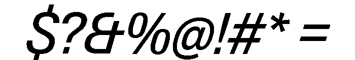 Neue Gstaad Compact Variable Compact Italic Font OTHER CHARS
