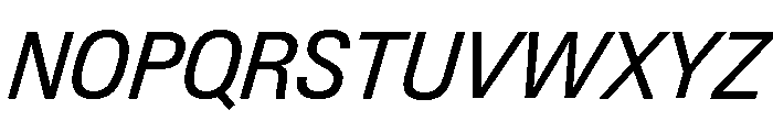 Neue Gstaad Compact Variable Compact Italic Font UPPERCASE