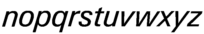 Neue Gstaad Compact Variable Compact Italic Font LOWERCASE