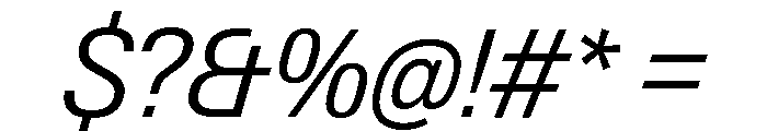 Neue Gstaad Compact Variable Compact Light Italic Font OTHER CHARS