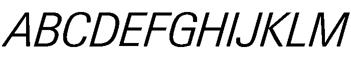 Neue Gstaad Compact Variable Compact Light Italic Font UPPERCASE