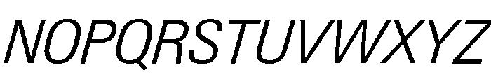 Neue Gstaad Compact Variable Compact Light Italic Font UPPERCASE