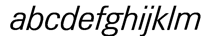 Neue Gstaad Compact Variable Compact Light Italic FONT