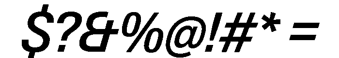 Neue Gstaad Compact Variable Compact Medium Italic Font OTHER CHARS