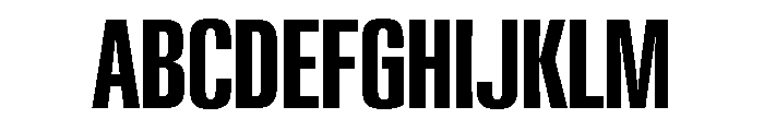 Neue Gstaad Compressed Semibold Font UPPERCASE