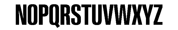 Neue Gstaad Compressed Semibold Font UPPERCASE