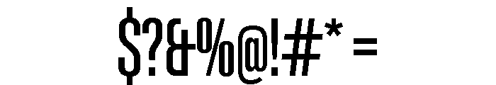 Neue Gstaad Compressed Variable Compressed 3 Font OTHER CHARS