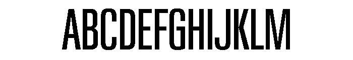 Neue Gstaad Compressed Variable Compressed 3 Font UPPERCASE