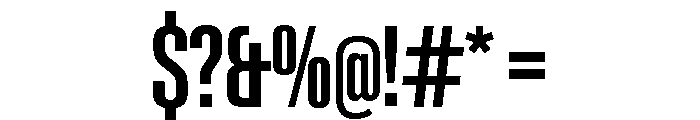 Neue Gstaad Compressed Variable Compressed 4 Font OTHER CHARS