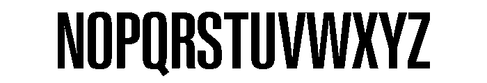 Neue Gstaad Compressed Variable Compressed 4 Font UPPERCASE