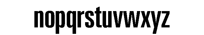 Neue Gstaad Compressed Variable Compressed 4 Font LOWERCASE