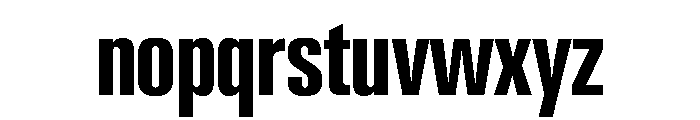 Neue Gstaad Compressed Variable Compressed 5 Font LOWERCASE