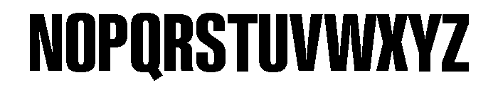 Neue Gstaad Compressed Variable Compressed 6 Font UPPERCASE