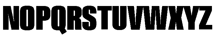 Neue Gstaad Compressed Variable Compressed 8 Font UPPERCASE