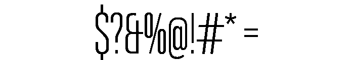 Neue Gstaad Compressed Variable Compressed Font OTHER CHARS