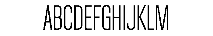 Neue Gstaad Compressed Variable Compressed Font UPPERCASE