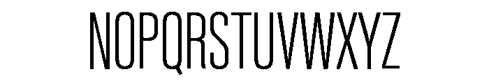 Neue Gstaad Compressed Variable Compressed Font UPPERCASE