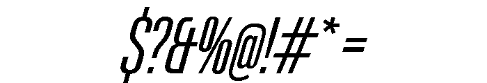 Neue Gstaad Compressed Variable Regular 2 Font OTHER CHARS