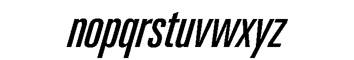 Neue Gstaad Compressed Variable Regular 3 Font LOWERCASE