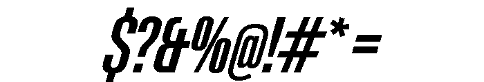 Neue Gstaad Compressed Variable Regular 4 Font OTHER CHARS