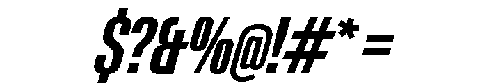 Neue Gstaad Compressed Variable Regular 5 Font OTHER CHARS