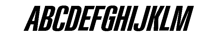 Neue Gstaad Compressed Variable Regular 5 Font UPPERCASE