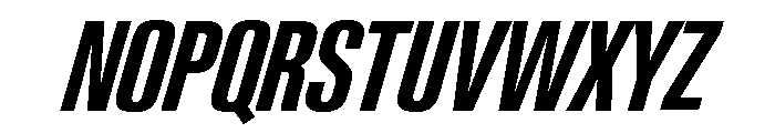 Neue Gstaad Compressed Variable Regular 5 Font UPPERCASE