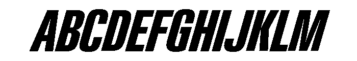 Neue Gstaad Compressed Variable Regular 6 Font UPPERCASE