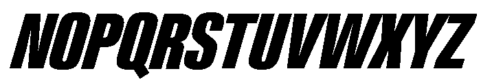 Neue Gstaad Compressed Variable Regular 7 Font UPPERCASE