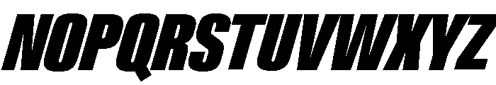 Neue Gstaad Compressed Variable Regular 8 Font UPPERCASE