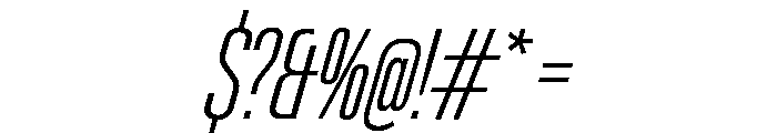 Neue Gstaad Compressed Variable Regular Font OTHER CHARS