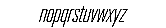 Neue Gstaad Compressed Variable Regular Font LOWERCASE