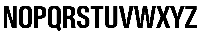 Neue Gstaad Condensed Semibold Font UPPERCASE