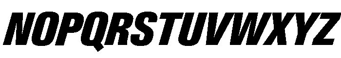 Neue Gstaad Condensed Variable Condensed Black Italic Font UPPERCASE