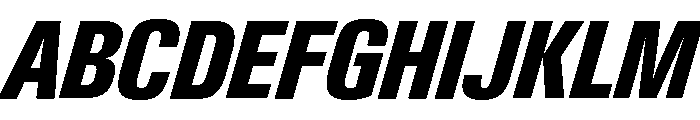Neue Gstaad Condensed Variable Condensed Extrabold Italic Font UPPERCASE