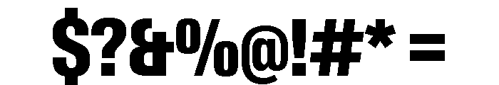 Neue Gstaad Condensed Variable Condensed Extrabold Font OTHER CHARS