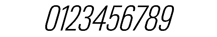 Neue Gstaad Condensed Variable Condensed Extralight Italic Font OTHER CHARS