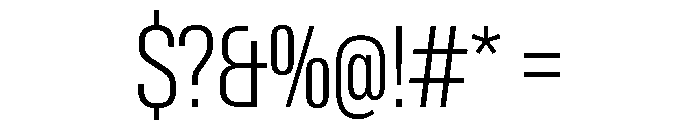 Neue Gstaad Condensed Variable Condensed Extralight Font OTHER CHARS