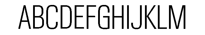 Neue Gstaad Condensed Variable Condensed Extralight Font UPPERCASE