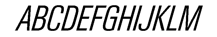 Neue Gstaad Condensed Variable Condensed Light Italic Font UPPERCASE