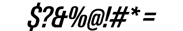 Neue Gstaad Condensed Variable Condensed Medium Italic Font OTHER CHARS