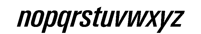 Neue Gstaad Condensed Variable Condensed Medium Italic Font LOWERCASE