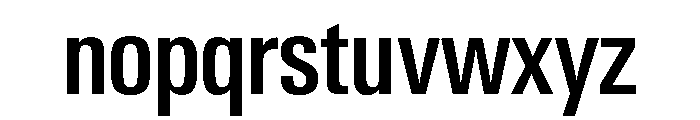 Neue Gstaad Condensed Variable Condensed Medium Font LOWERCASE