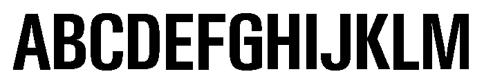 Neue Gstaad Condensed Variable Condensed Semibold Font UPPERCASE