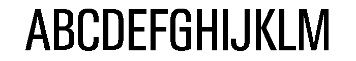 Neue Gstaad Condensed Variable Condensed Font UPPERCASE
